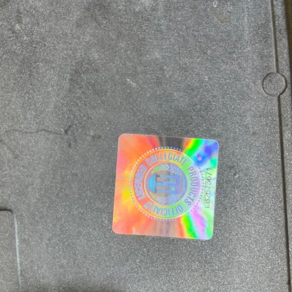 Vintage University of Mississippi Booster License Plate Ole Miss Rebels PEWTER - Picture 4 of 5